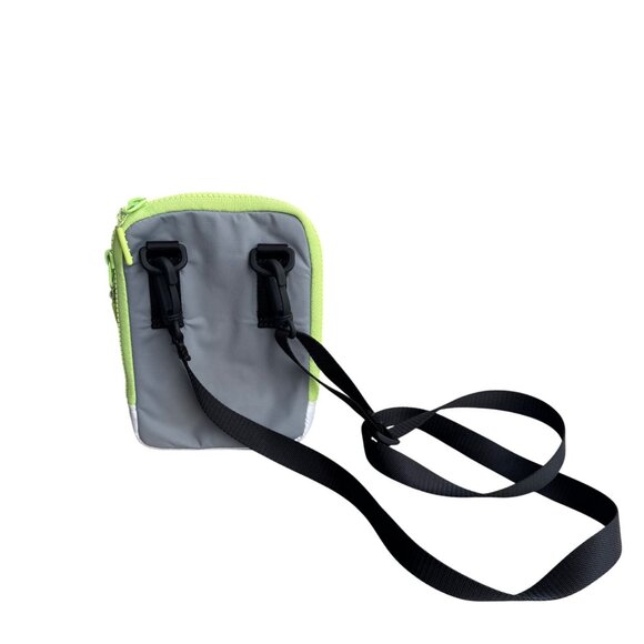 Lululemon Easy Access Crossbody Bag ColorBlock Gray Green Stained Purse Phone - Picture 3 of 9